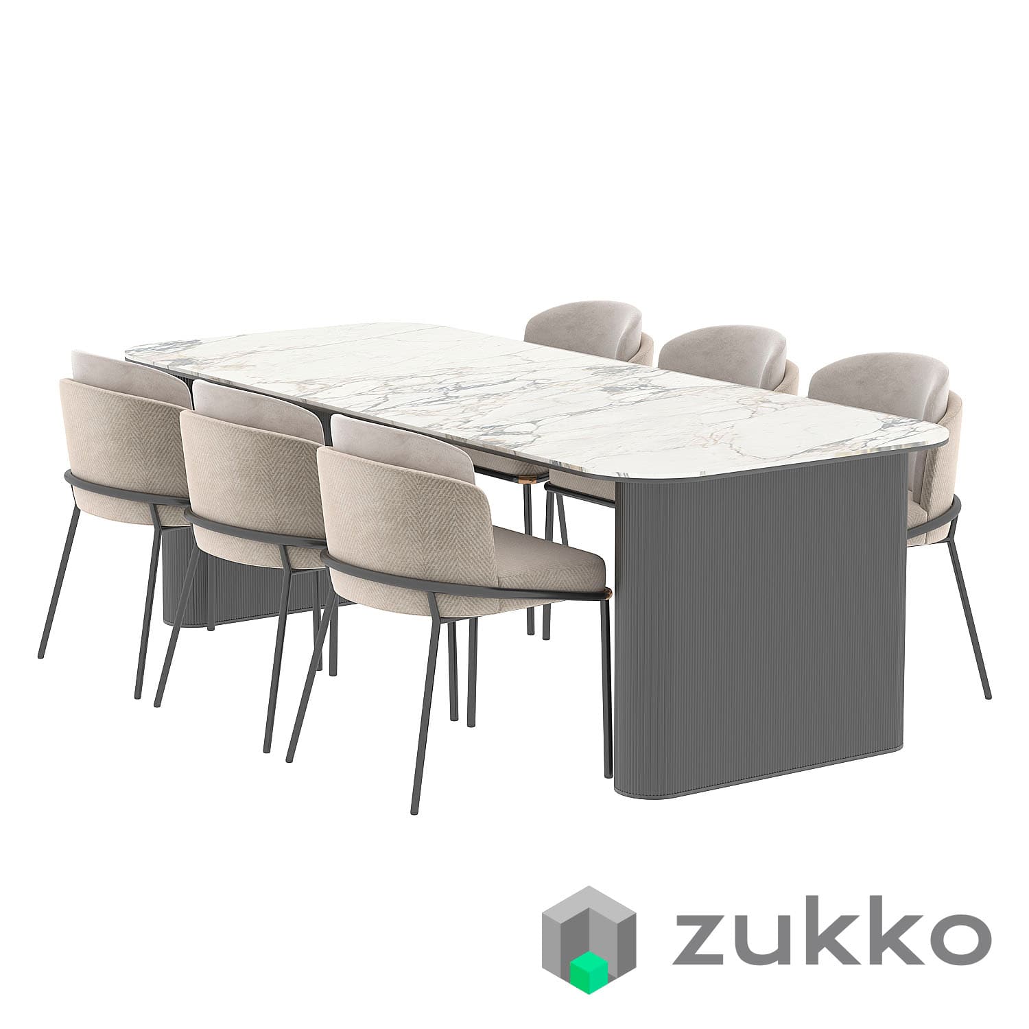 Minotti fil noir dining table - image 7