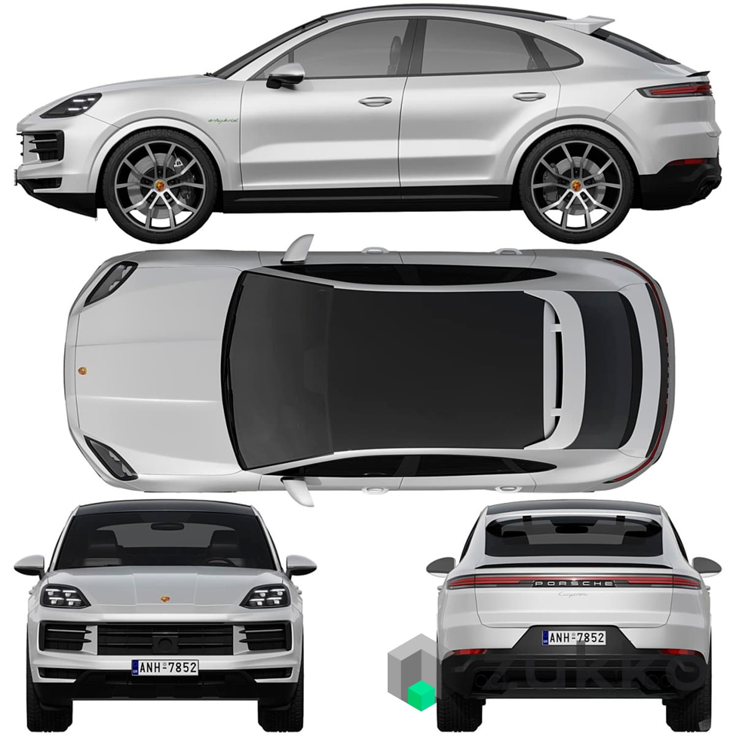 Porsche Cayenne E-Hybrid Coupe 2024 - image 3
