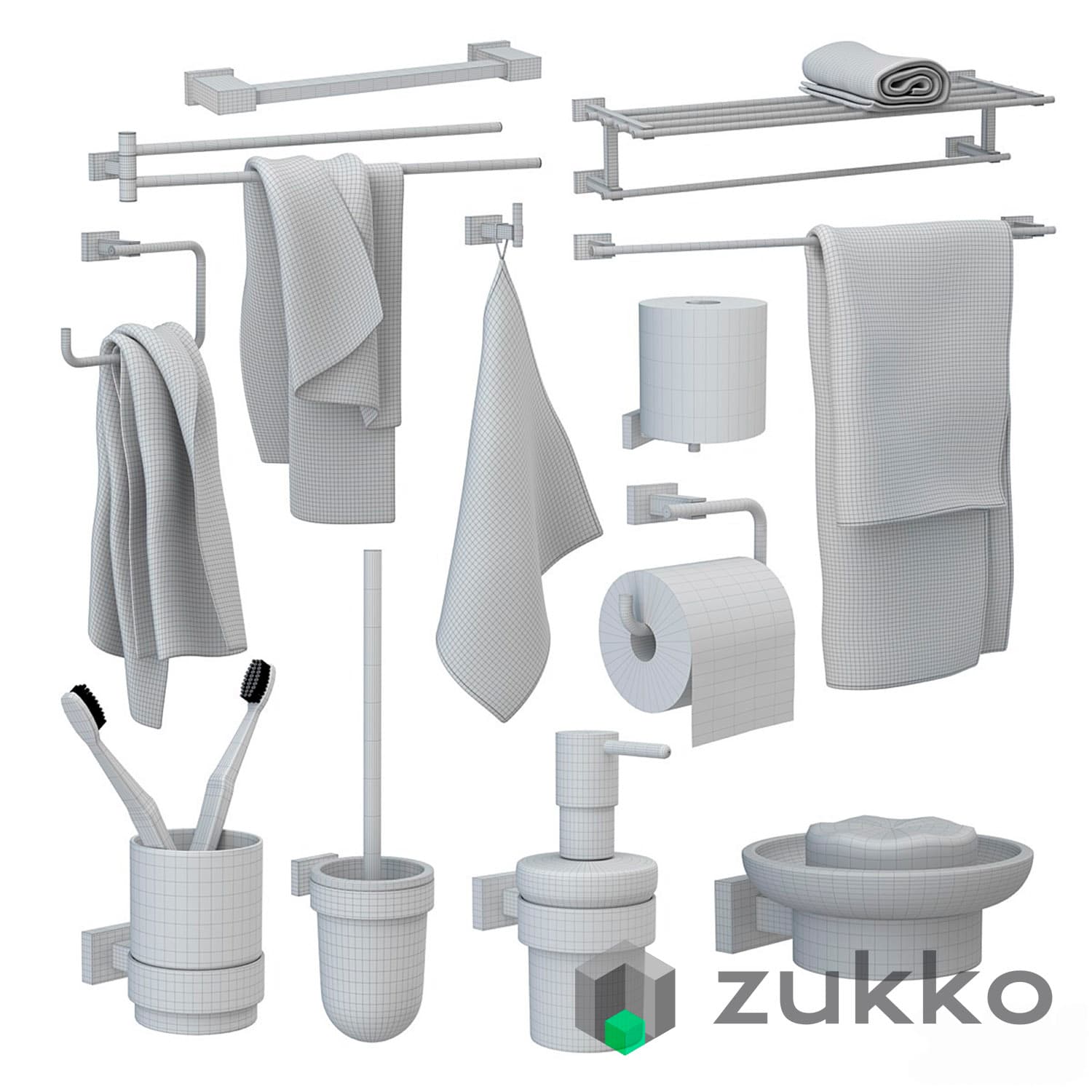GROHE Essentials Cube accessory set (12 pcs.) - image 5