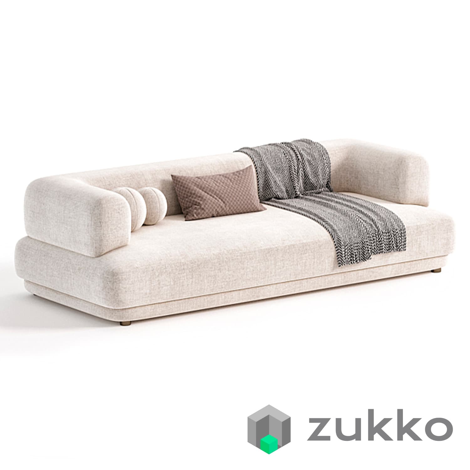 Zanotta BUMPER Fabric Sofa - image 3