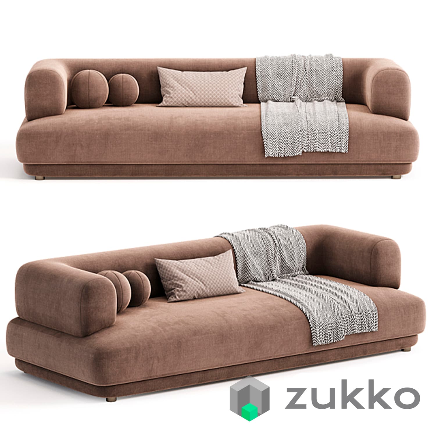Zanotta BUMPER Fabric Sofa - image 4