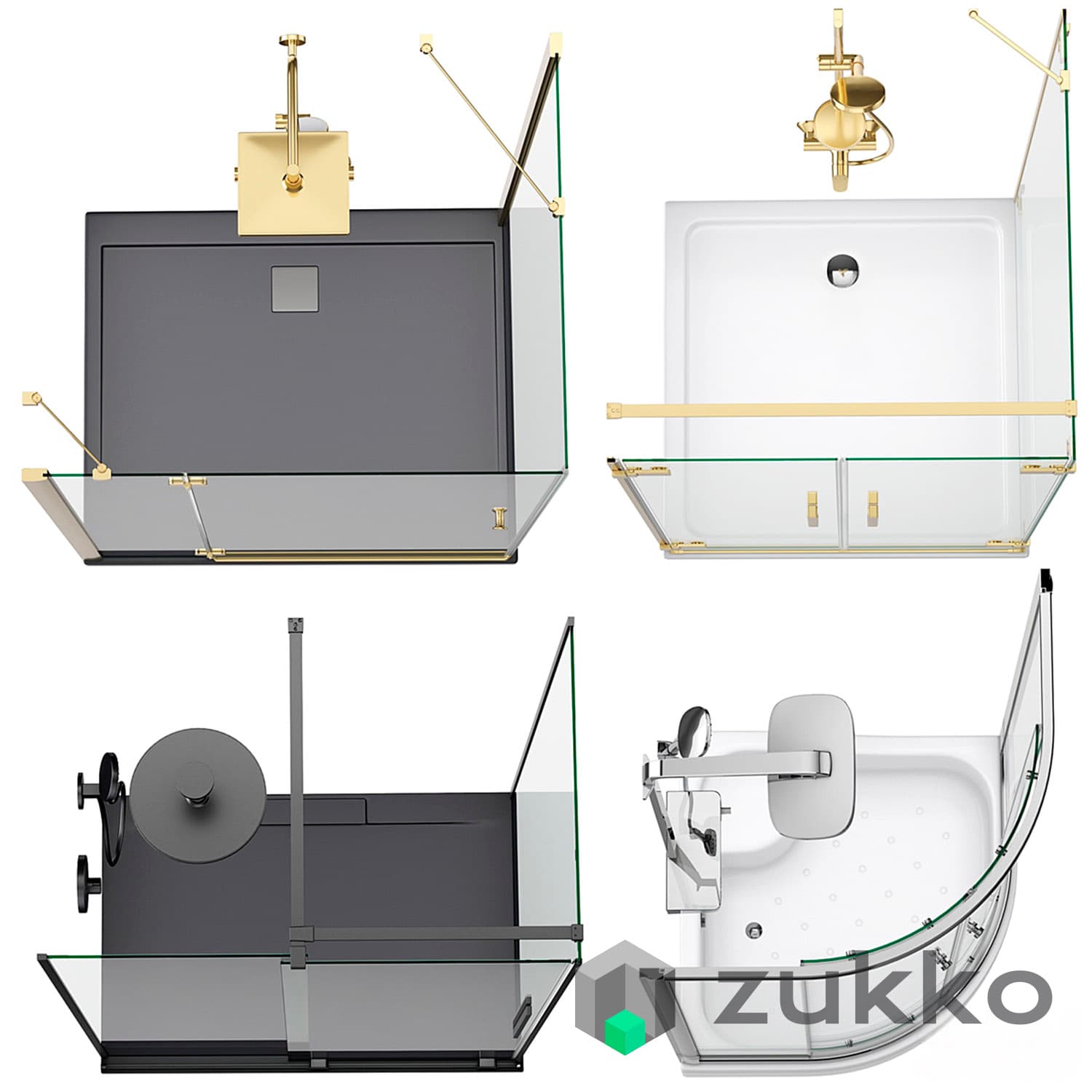 Shower cabins and doors Radaway set 165 - image 5