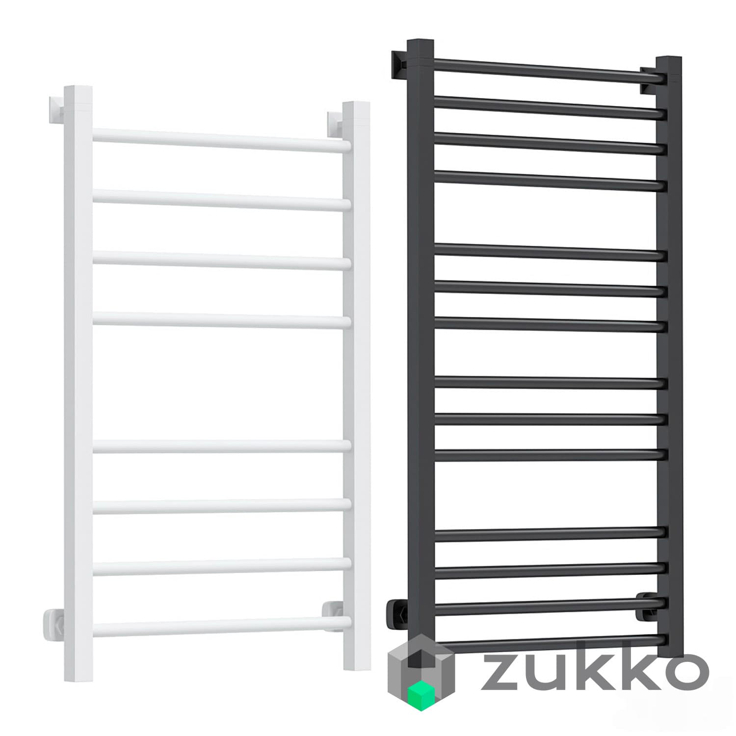 Dvin S Plaza 80/50 white heated towel rail - image 1