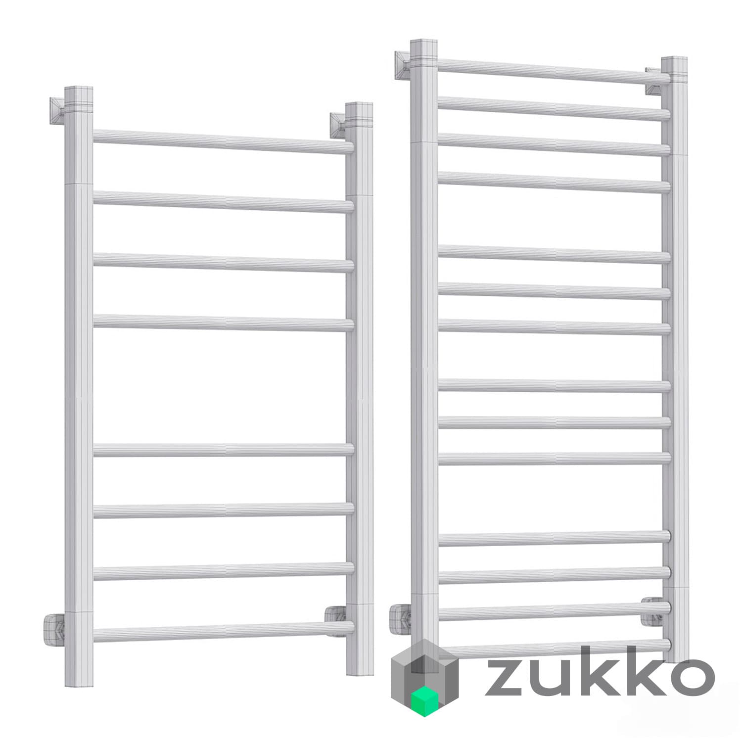 Dvin S Plaza 80/50 white heated towel rail - image 2