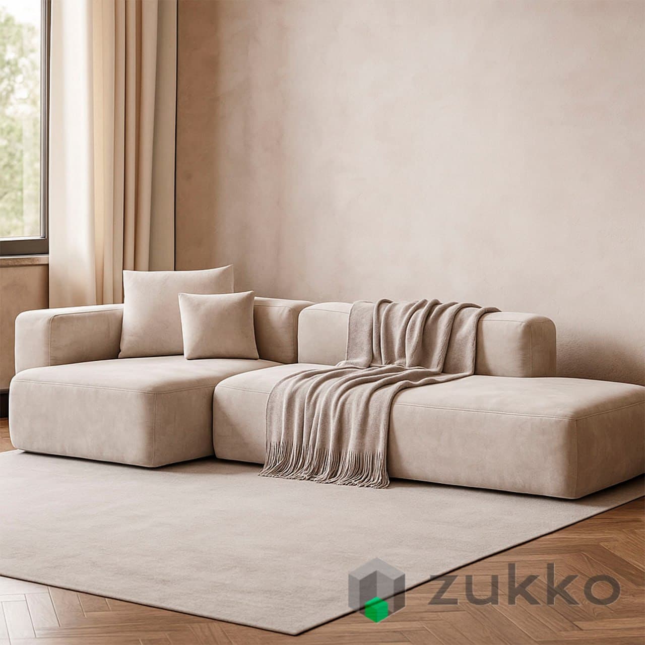 Stone modular sofa 2 - image 3
