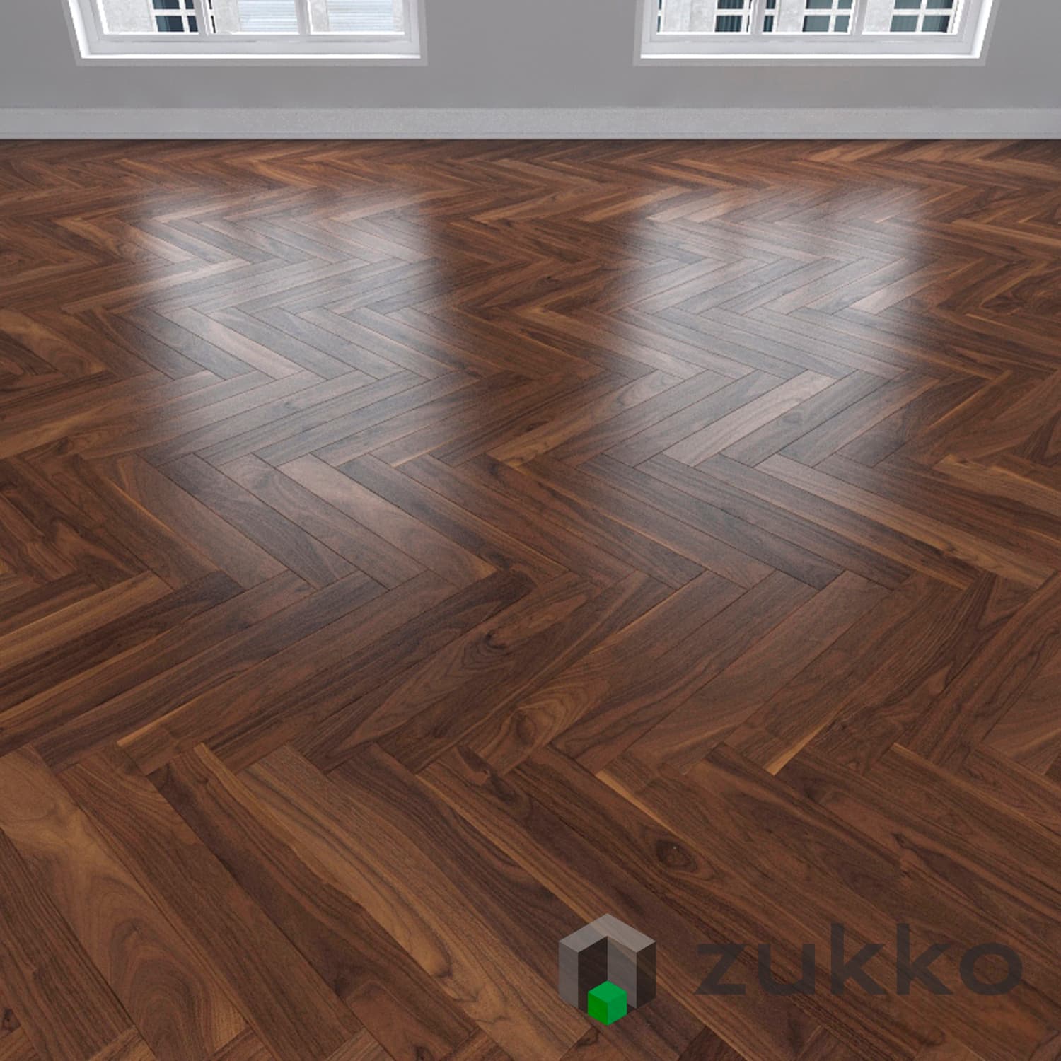 American walnut parquet, 3 types: herringbone, linear, chevron. - image 2
