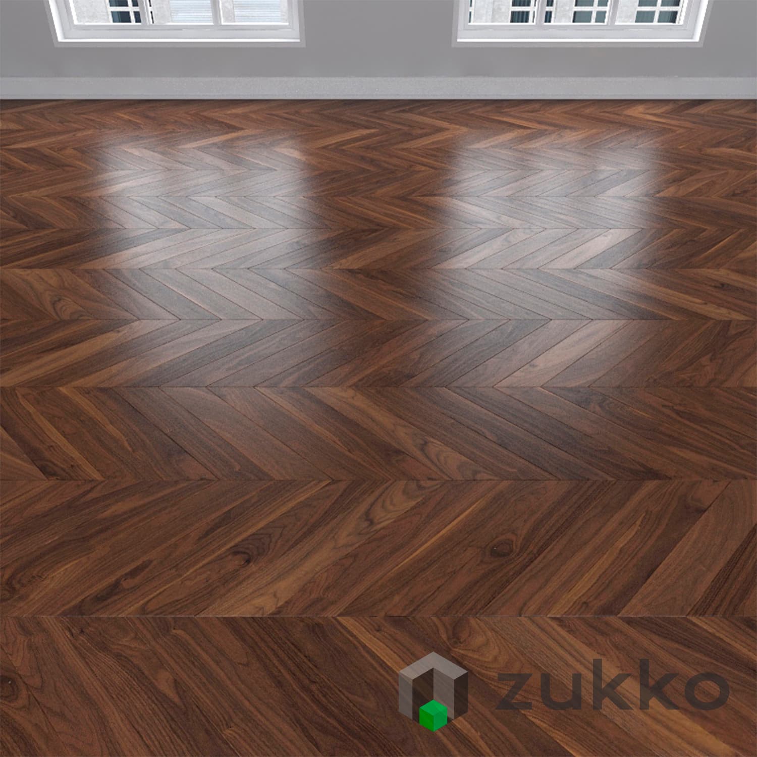 American walnut parquet, 3 types: herringbone, linear, chevron. - image 1