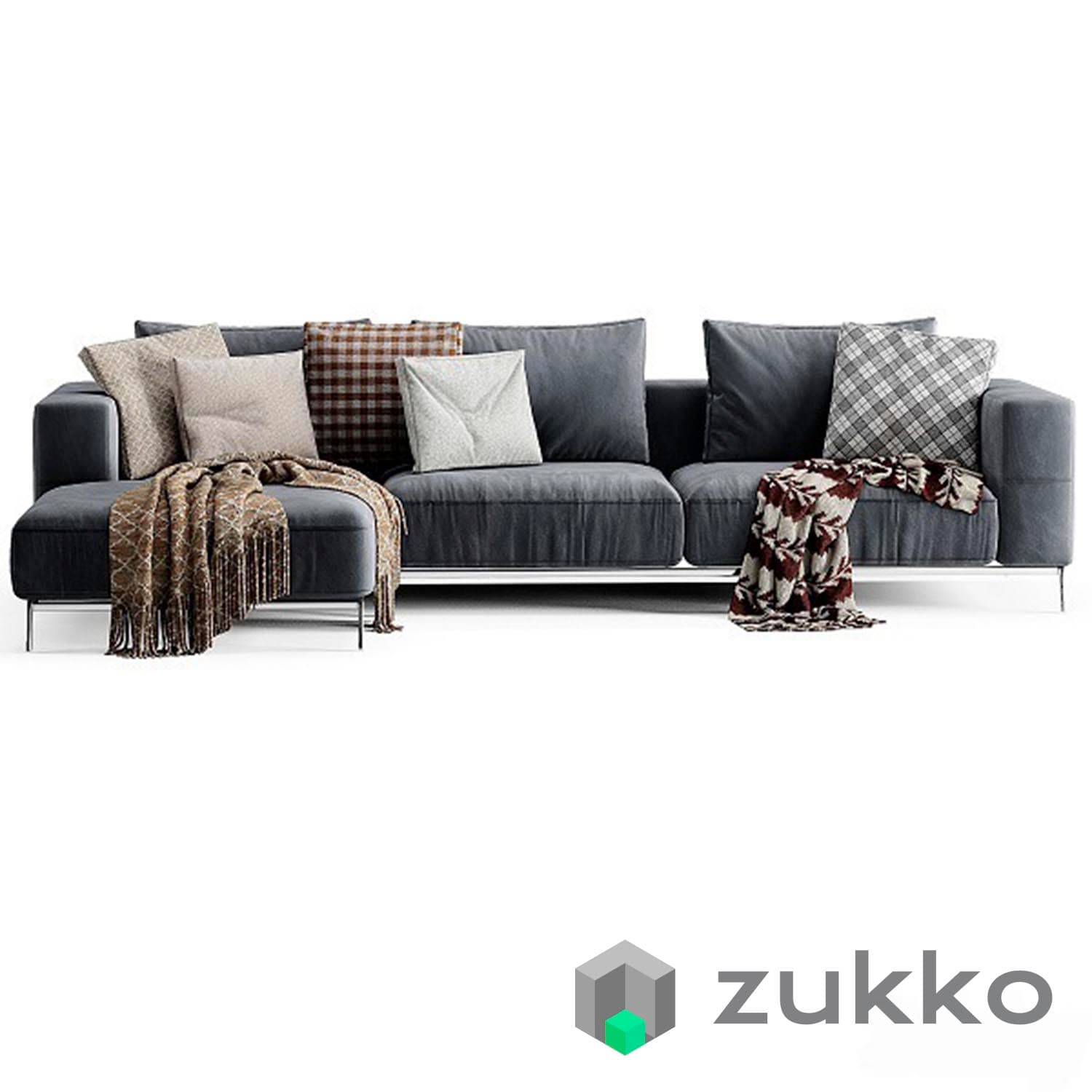 Flexform Ettore Chaise Longue Sofa 2 - image 1