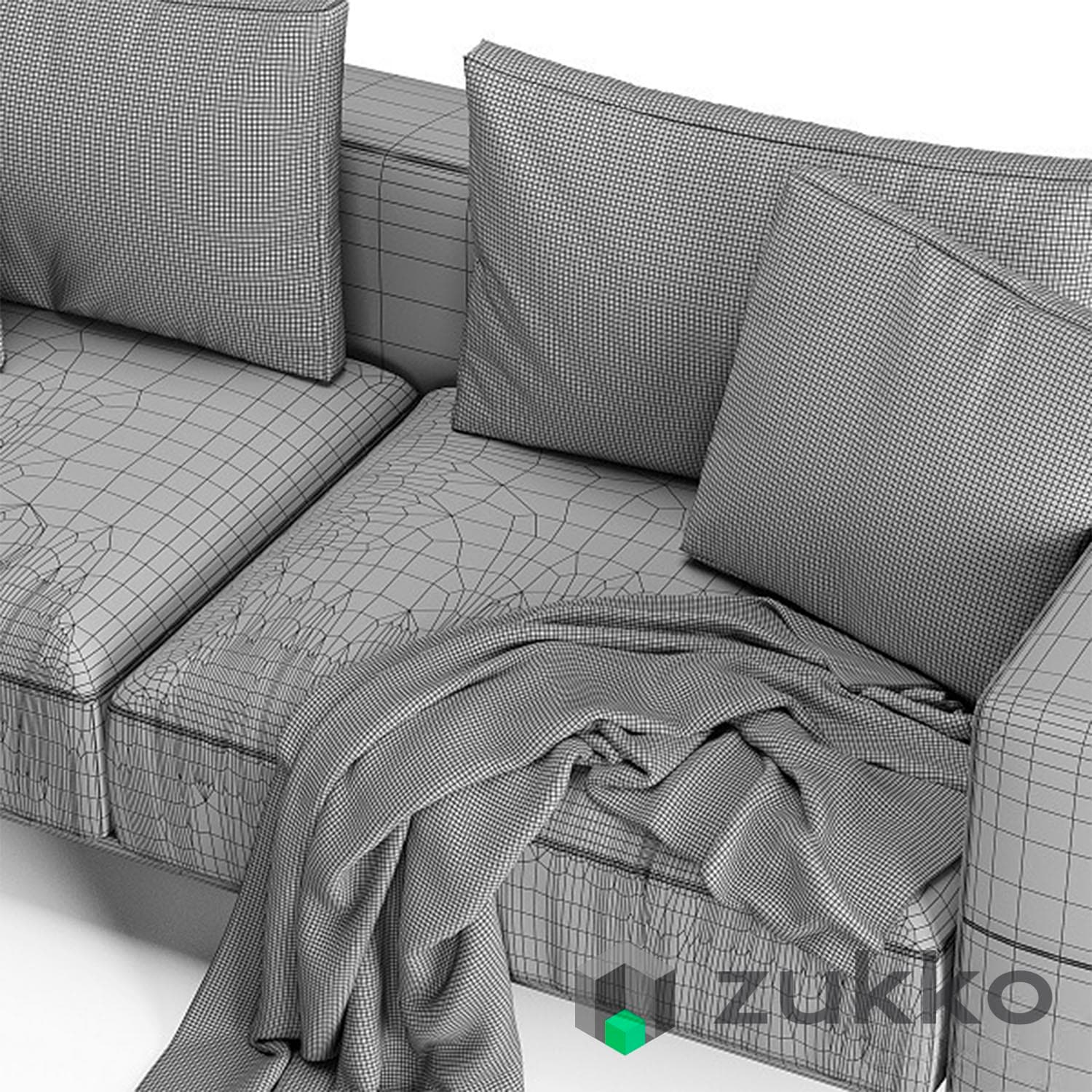 Flexform Ettore Chaise Longue Sofa 2 - image 3